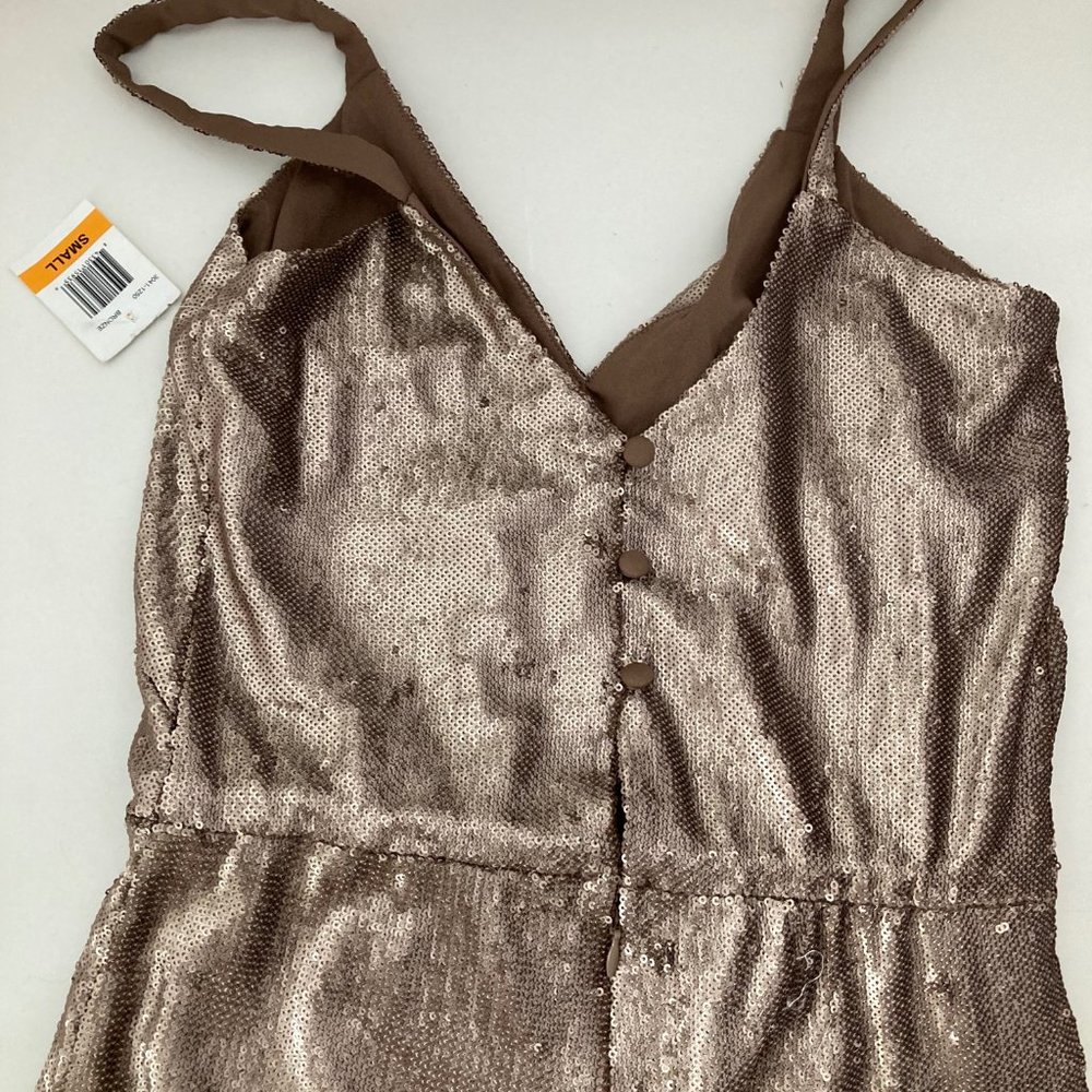 DRESS THE POPULATION LEIGH SEQUINED JUMPSUIT 2292 - Picture 10 of 14